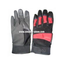 PU Reinforced Palm Terry Knit Mechanic Work Glove